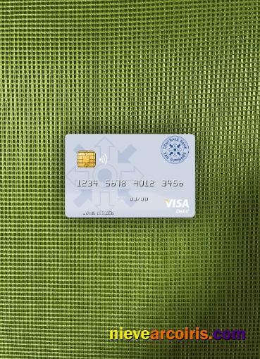 Suriname Centrale Bank van Suriname visa debit card photolook